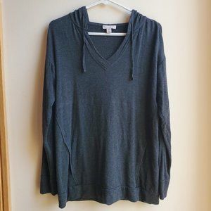 Eliane Rose Charcoal Gray Hoodie Size Medium